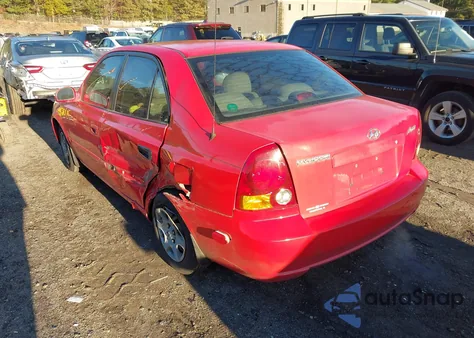 2005 Hyundai Accent Gls из США, поврежденный, VIN KMHCG45CX5U608980